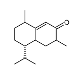 3,8-dimethyl-5α-isopropyl-4,4a,5,6,7,8-hexahydronaphthalen-2(3H)-one结构式