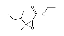 3-sec-butyl-3-methyl-oxiranecarboxylic acid ethyl ester结构式