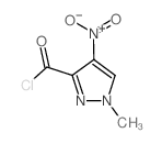 1-Methyl-4-nitro-1H-pyrazole-3-carbonyl chloride结构式