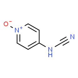 Cyanamide, (1-oxido-4-pyridinyl)- (9CI) structure