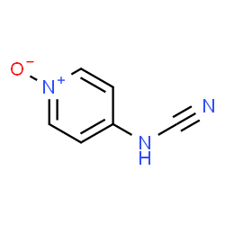 Cyanamide, (1-oxido-4-pyridinyl)- (9CI) Structure