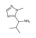 2-methyl-1-(2-methyl-1,2,4-triazol-3-yl)propan-1-amine结构式