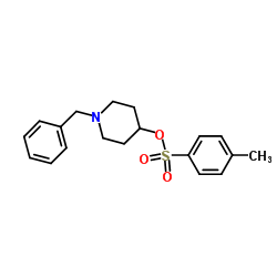 (1-benzyl-4-piperidyl) 4-methylbenzenesulfonate Structure