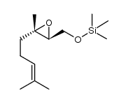 2r-methyl-2-(4-methyl-pent-3-enyl)-3t-(trimethylsilanyloxy-methyl)-oxirane结构式