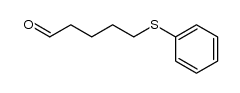5-(phenylthio)pentanal结构式