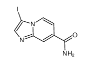 IMidazo[1,2-a]pyridine-7-carboxamide, 3-iodo- Structure