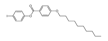 4'-iodophenyl 4-n-decyloxybenzoate Structure