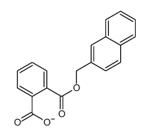 2-(naphthalen-2-ylmethoxycarbonyl)benzoate结构式