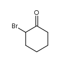 2-bromo-cyclo-hexanone Structure