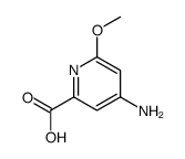 4-amino-6-methoxypyridine-2-carboxylic acid Structure