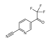 5-(2,2,2-trifluoroacetyl)pyridine-2-carbonitrile Structure