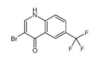 3-溴-4-羟基-6-三氟甲基喹啉结构式
