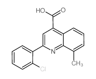 2-(2-氯苯基)-8-甲基喹啉-4-羧酸图片