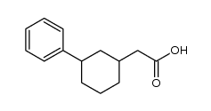 (3-phenyl-cyclohexyl)-acetic acid结构式