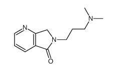 6-(3-dimethylamino-propyl)-6,7-dihydro-pyrrolo[3,4-b]pyridin-5-one结构式