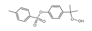 1-(α-hydroperoxy-isopropyl)-4-(toluene-4-sulfonyloxy)-benzene Structure