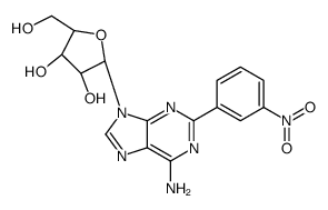 2-(META-NITROPHENYL)-ADENOSINE结构式