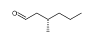 (3S)-3-methylhexanal Structure