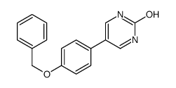 5-(4-phenylmethoxyphenyl)-1H-pyrimidin-2-one Structure