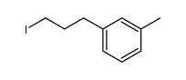 1-iodo-3-(m-methylphenyl)propane结构式