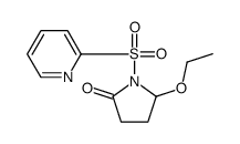 5-ethoxy-1-pyridin-2-ylsulfonylpyrrolidin-2-one结构式