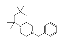 1-benzyl-4-(2,4,4-trimethylpentan-2-yl)piperazine结构式