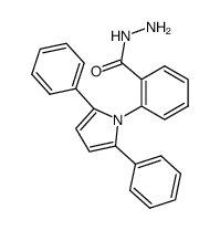 2-(2,5-DIPHENYL-1H-PYRROL-1-YL)BENZOHYDRAZIDE结构式
