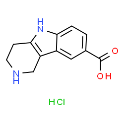 1H,2H,3H,4H,5H-Pyrido[4,3-b]indole-8-carboxylic acid hydrochloride Structure