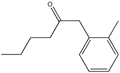 1-(2-METHYLPHENYL)HEXAN-2-ONE Structure