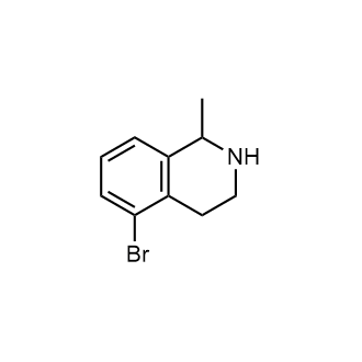 5-溴-1-甲基-1,2,3,4-四氢异喹啉结构式
