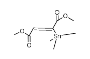 dimethyl 2-(trimethylstannyl)fumarate结构式
