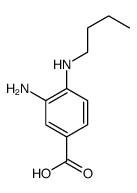 Benzoic acid, 3-amino-4-(butylamino)- (9CI) structure
