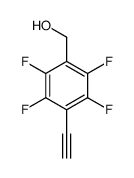 (4-ethynyl-2,3,5,6-tetrafluorophenyl)methanol Structure