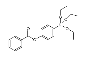 4-(triethoxysilyl)phenyl benzoate Structure