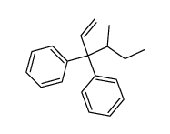 4-methyl-3,3-diphenylhex-1-ene Structure