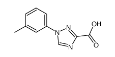 1-M-TOLYL-1H-1,2,4-TRIAZOLE-3-CARBOXYLIC ACID结构式