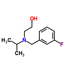 2-[(3-Fluorobenzyl)(isopropyl)amino]ethanol结构式