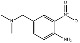 4-[(二甲氨基)甲基]-2-硝基苯胺结构式