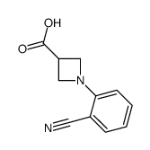 1-(2-cyanophenyl)azetidine-3-carboxylic acid Structure