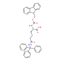 Fmoc-L-Hgn(Trt)-OH structure