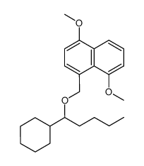 4-(((1-cyclohexylpentyl)oxy)methyl)-1,5-dimethoxynaphthalene Structure