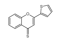 2-(thiophen-2-yl)-4H-chromene-4-thione Structure
