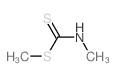 Carbamodithioic acid,methyl-, methyl ester (9CI) structure