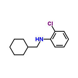 2-Chloro-N-(cyclohexylmethyl)aniline结构式