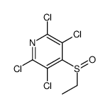 2,3,5,6-tetrachloro-4-ethylsulfinylpyridine结构式