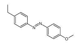(4-ethylphenyl)-(4-methoxyphenyl)diazene结构式