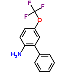2-Amino-5-(trifluoromethoxy)biphenyl Structure
