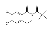 6,7-dimethoxy-2-pivaloyl-3,4-dihydroisoquinolin-1(2H)-one Structure