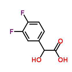 3,4-DIFLUORO MANDELIC ACID structure