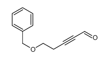 5-phenylmethoxypent-2-ynal Structure